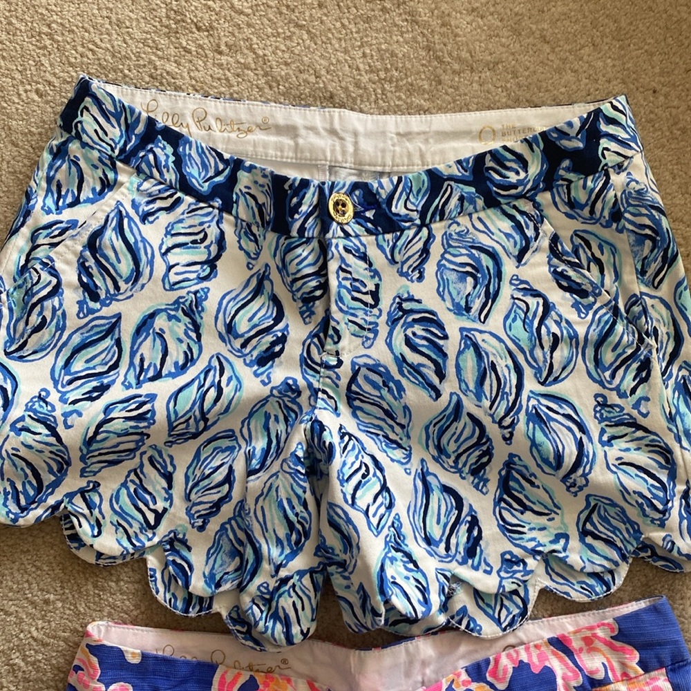 2 pair bundle lolly Pulitzer buttercup shorts - Picture 3 of 10